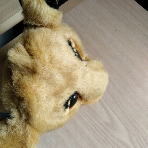 Vintage Simba Plush Backpack and Simba Head Coin Purse like new