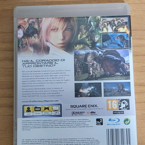Final Fantasy XIII PS3 game, European version