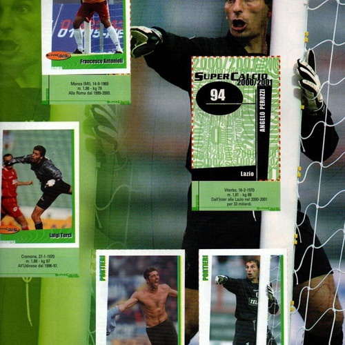 Panini Super Calcio 2000-2001 collectible album like new