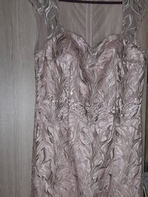 Pink evening dress like new, size XXL