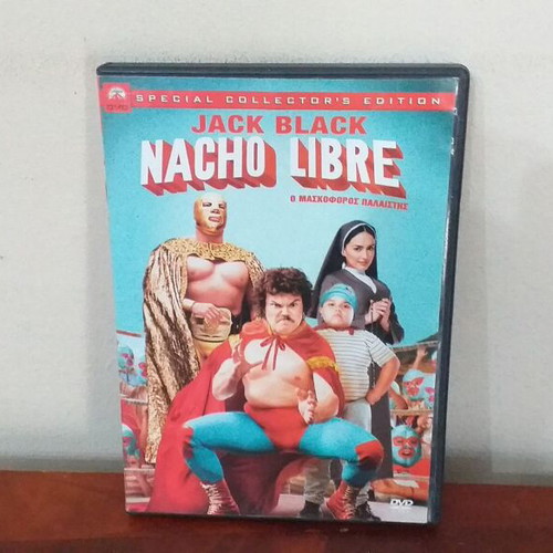Nacho Libre DVD used with Greek subtitles, comedy