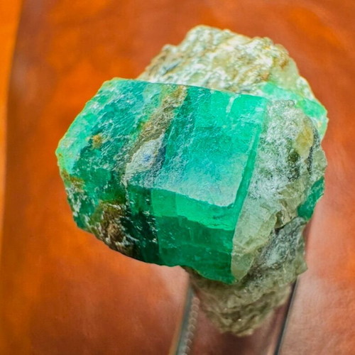 Emerald raw and rare museum-quality natural specimen
