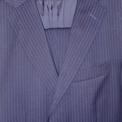Massimo Dutti striped suit like new, Super 120 wool fabric