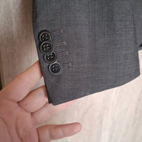 H&M men's jacket modern, like new, anthracite size 44 slim fit