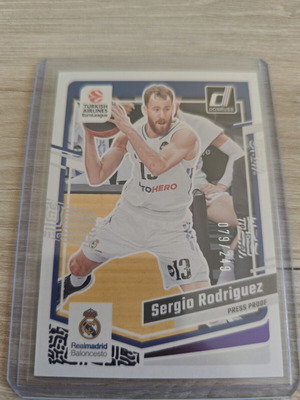 Κάρτα Panini Euroleague Donruss Sergio Rodriguez 079/249 σαν καινούργια