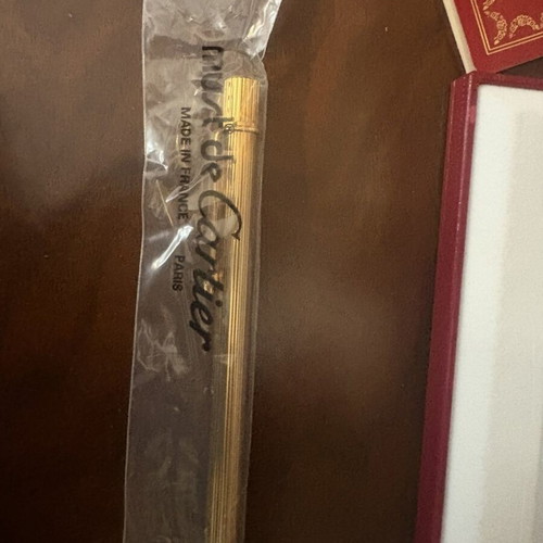 Cartier pen and Montblanc fountain pen set like new