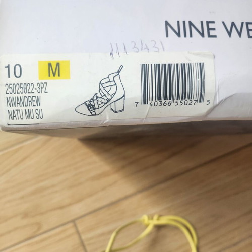 Nine West leather pumps like new, size 41, black and beige
