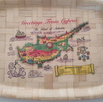 Serving tray with Cyprus theme like new