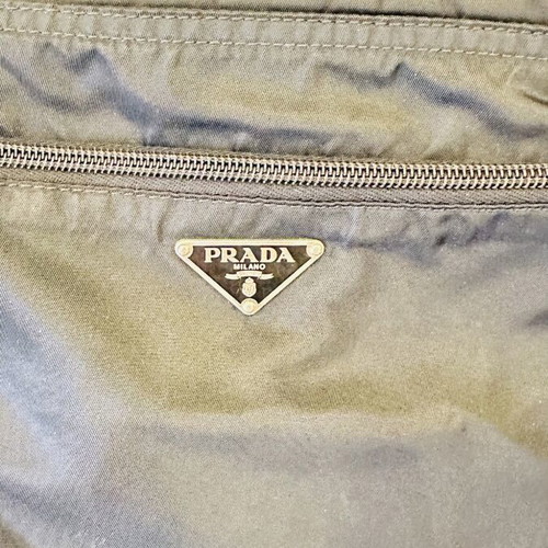Prada crossbody bag, vintage black nylon