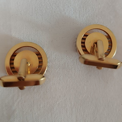 Cufflinks vintage, like new, gold color