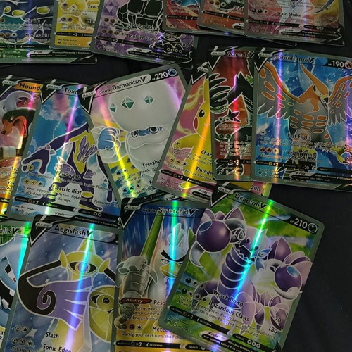 Pokemon Flash V and V-Max card collection, set of 60