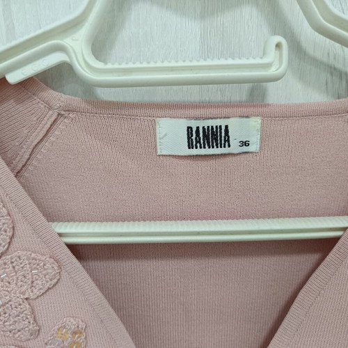 Rannia cardigan in soft pink