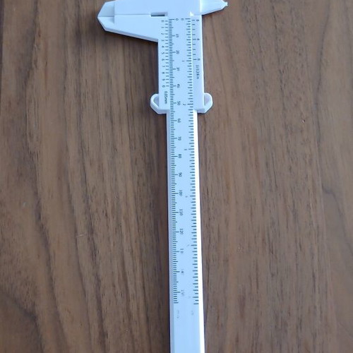 Vernier Caliper 150mm new, plastic, white