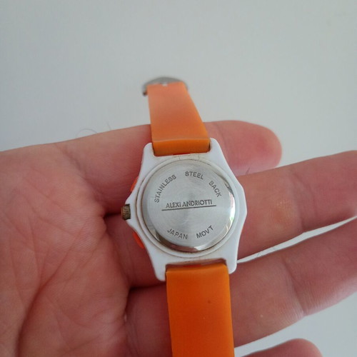 Children's wristwatch, orange