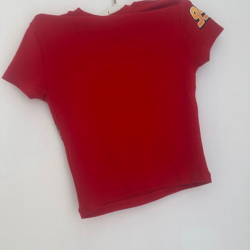 Bershka red Cars t-shirt new, size Small