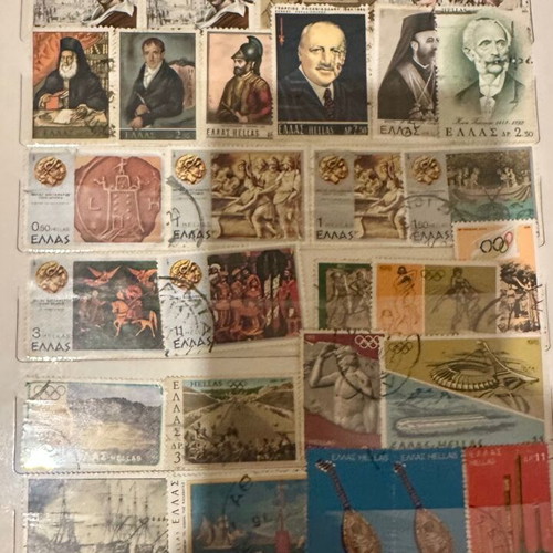 Stamp collection like new from 70s, 80s and 90s