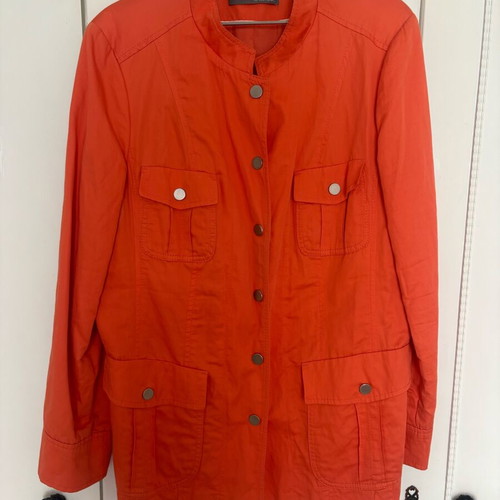 Ulla Popken outerwear orange like new, size 48/50