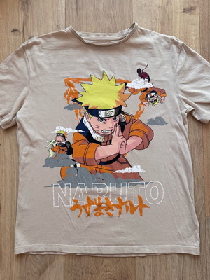 Naruto kids t-shirt size 170 cm used, beige