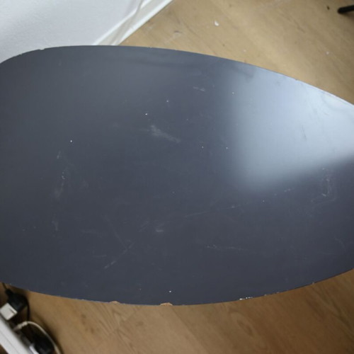 Retro coffee table used with visible wear