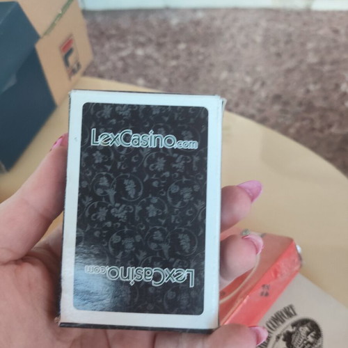 Southern Comfort metal case, Lucky Cards and LexCasino playing cards