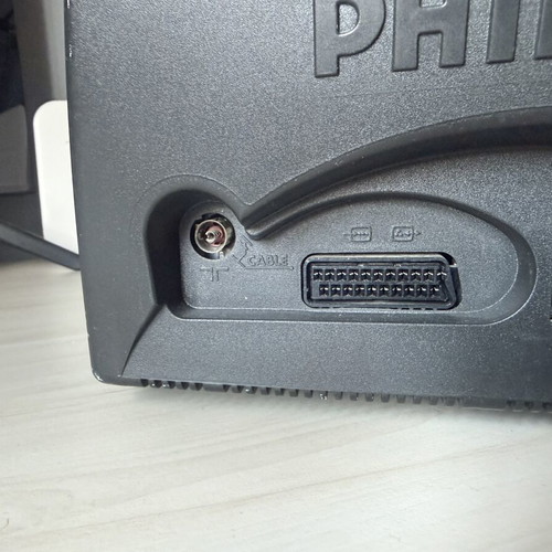Philips CRT TV used, ideal for retro gaming setup