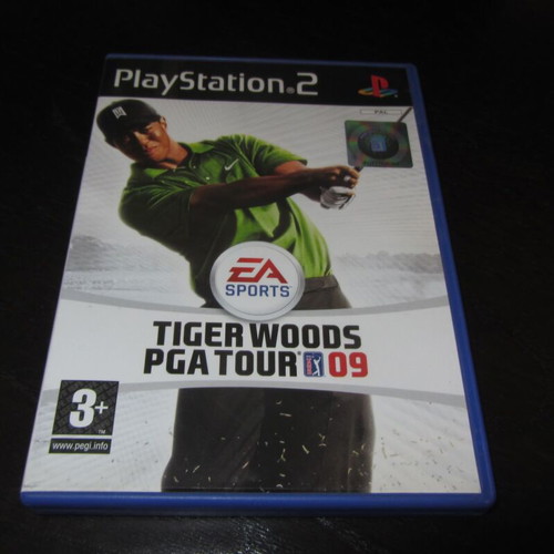 Tiger Woods PGA Tour 09 PS2 game used, complete with manual