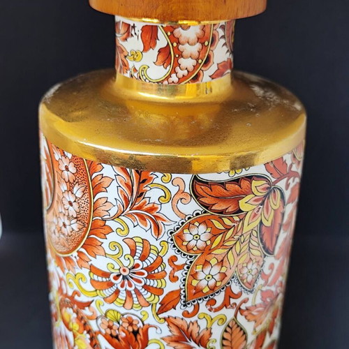 Vintage Royal Ceramics L.C.A. Decanter like new, mid-century modern