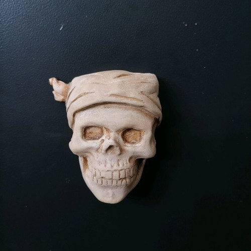 Handmade pirate magnets new, made of plaster and acrylics