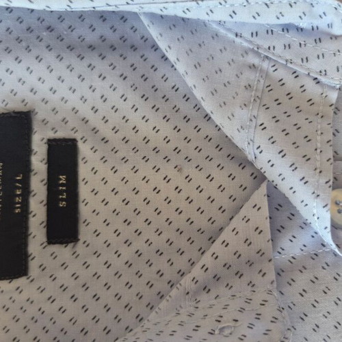 Calliope men's blue shirt large slim fit like new
