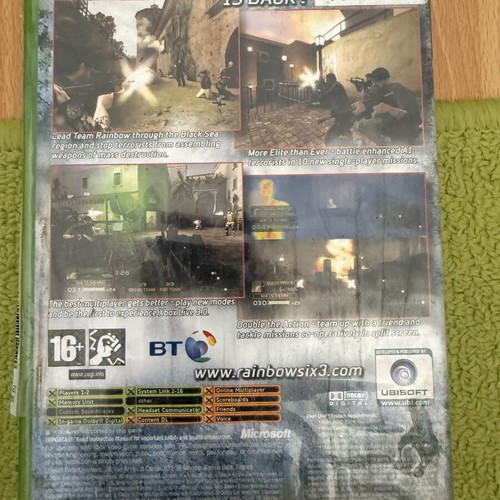Rainbow Six 3 Xbox game