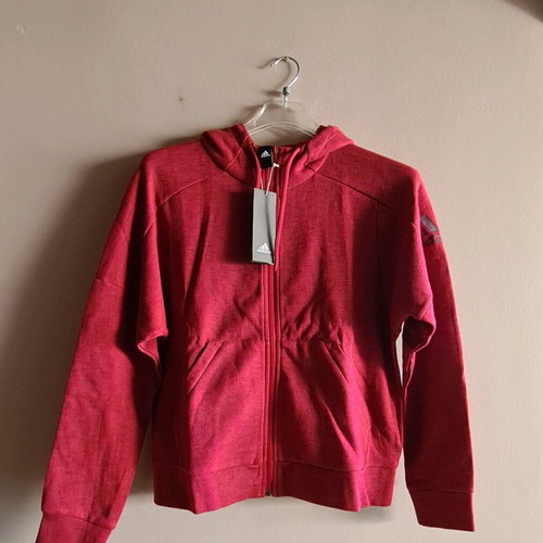 Adidas jacket new with tag, red, size S