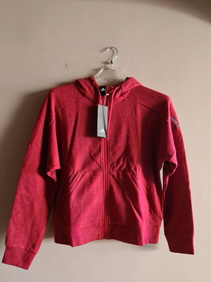 Adidas jacket new with tag, red, size S