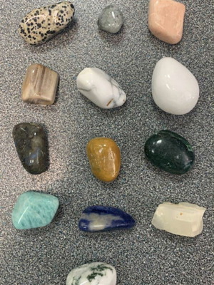 Natural mineral stones