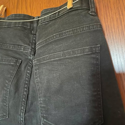 Bershka black high-waisted skinny elastic jeans size 40 used