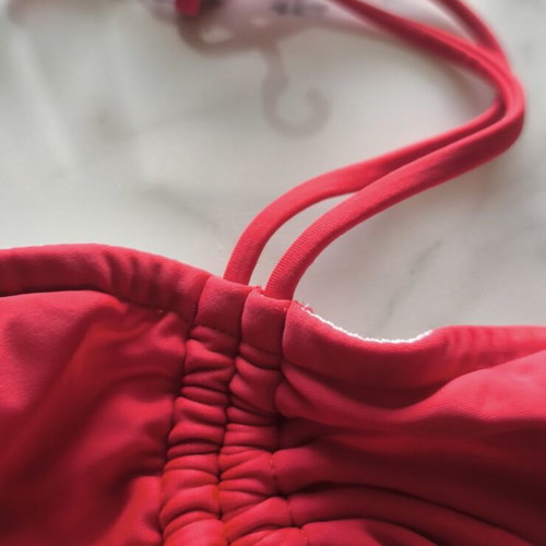 Panos Emporio bikini top Small red like new