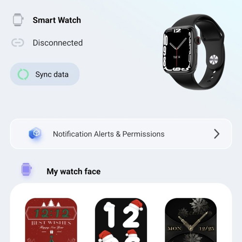 Smartwatch 1.75'' Aluminium Case like new with 2 silicone straps
