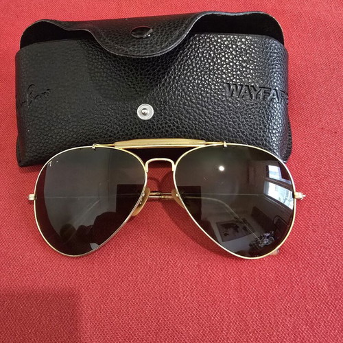 Ray-Ban USA Vintage 1980s B&L Aviator sunglasses, gold