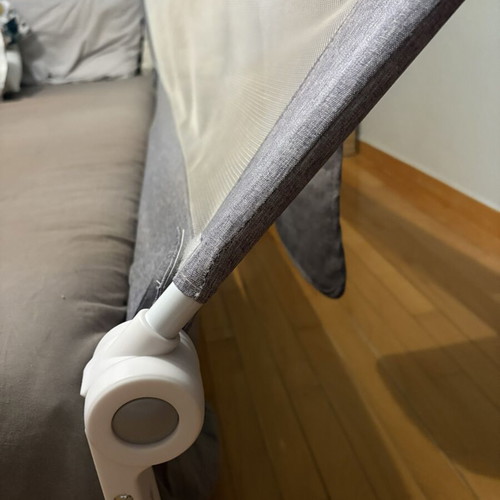 Momi Lexi Dark Gray Folding Bed Rail like new 148x43x30cm