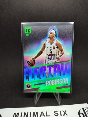 Panini Euroleague Top Class Justin Robinson Electric collectible card like new #168