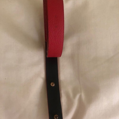 Women's belt red like new, size 110