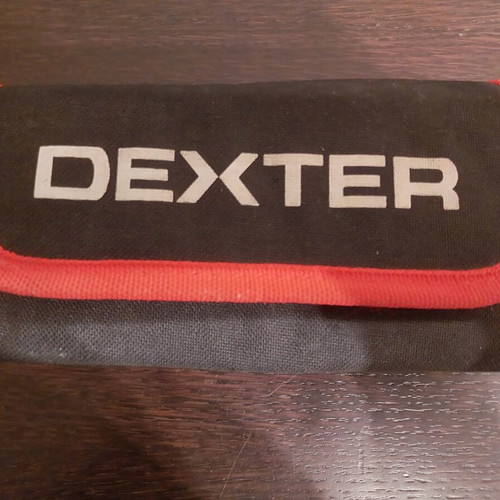 Dexter insulated electrician screwdriver set used, 10 pieces with case