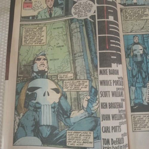 The Punisher #10 comic used, guest starring Daredevil, 1988 Marvel
