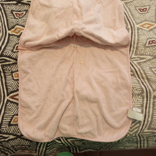 Baby hooded towel with bunny design like new, up to 2 years