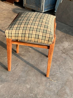 Stool used, refurbished vintage