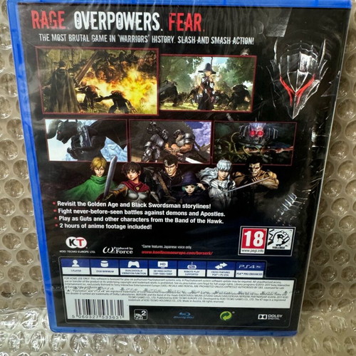 PS4 Game Berserk and the Band of the Hawk new, English