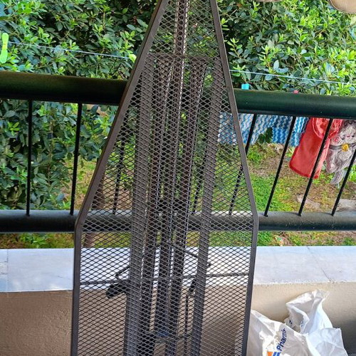 Ironing board used without fabric