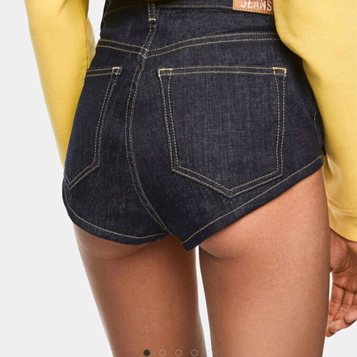 Dua Lipa x Pepe Jeans denim shorts size Medium like new, blue