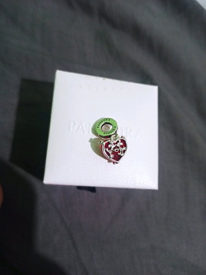Pandora Charm Disney ALE S925 Love σαν καινούργιο, κόκκινο