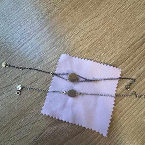 Silver bracelets used, set of 2 pieces