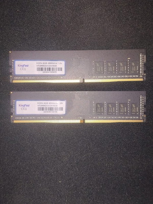 KingFast DDR4 RAM 16GB (2x8GB) 2666MT
